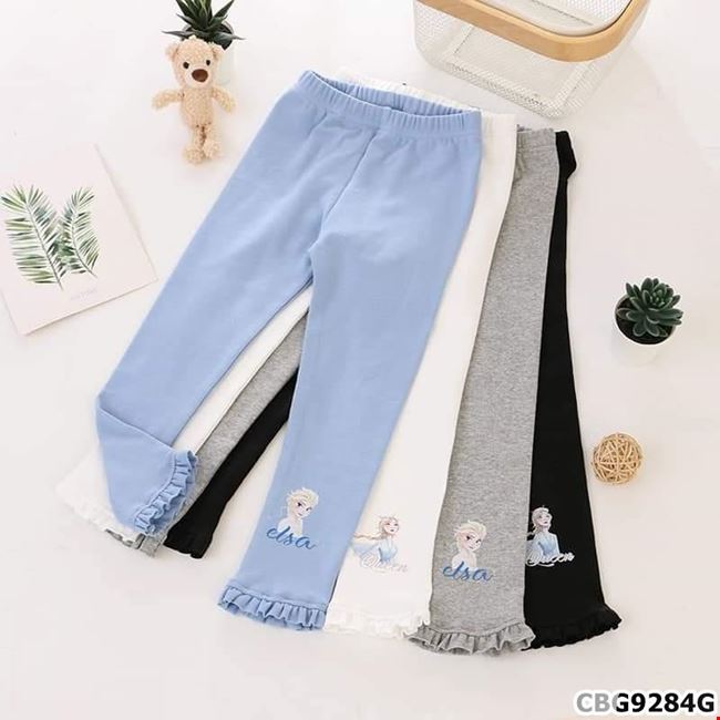 Quần legging thun cotton 4 chiều Elsa cho bé gái