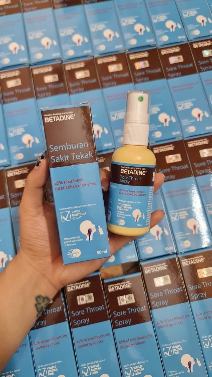 Xịt họng diệt khuẩn Betadine 50ML