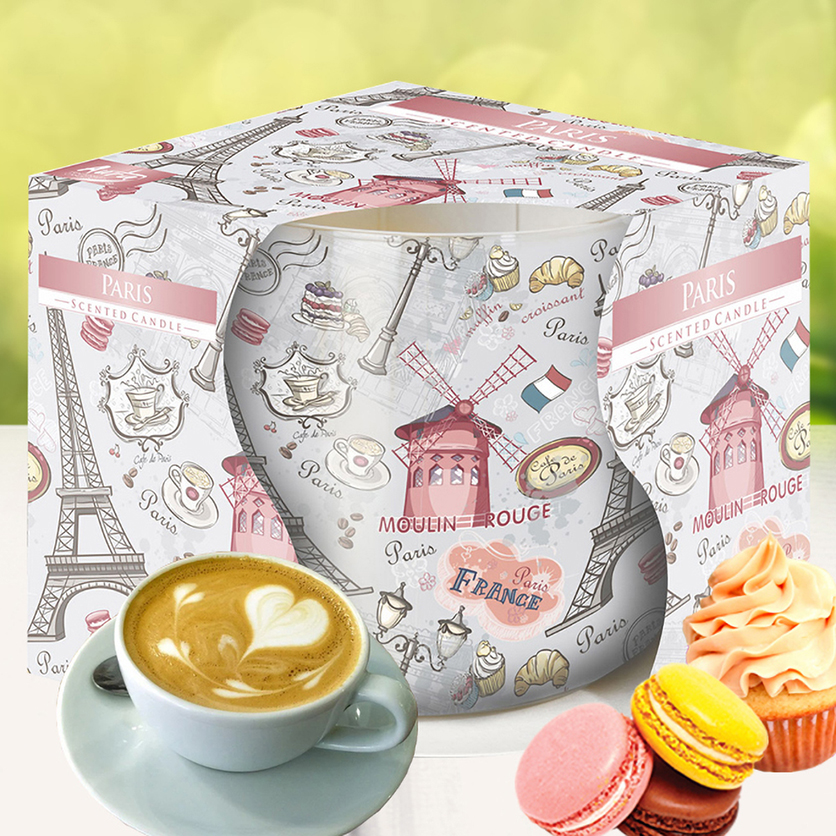Ly nến thơm tinh dầu bispol paris 100g .tinh dầu thơm phòng – hương bánh vani. nến trang trí. sáp thơm.khử mùi. nến thơm tinh dầu thiên nhiên cao cấp nhập khẩu châu âu