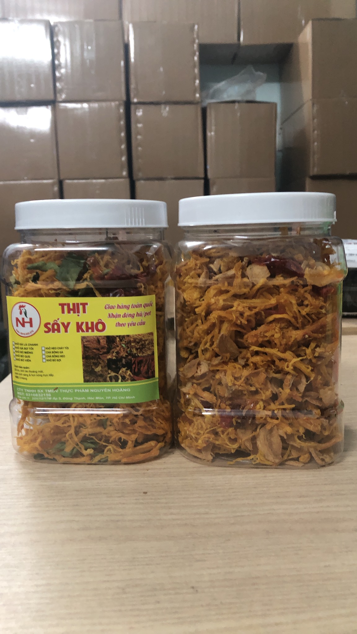 Combo 500g khô gà lá chanh500g khô gà bơ tỏi