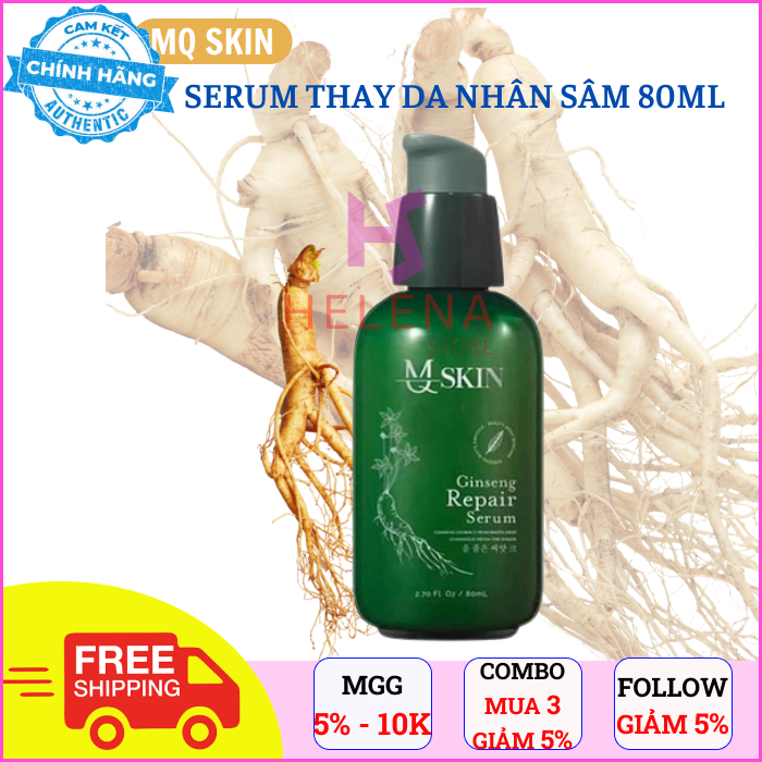 Serum thay da nhân sâm mq skin chính hãng serum dưỡng da giảm mụn chống lão hóa