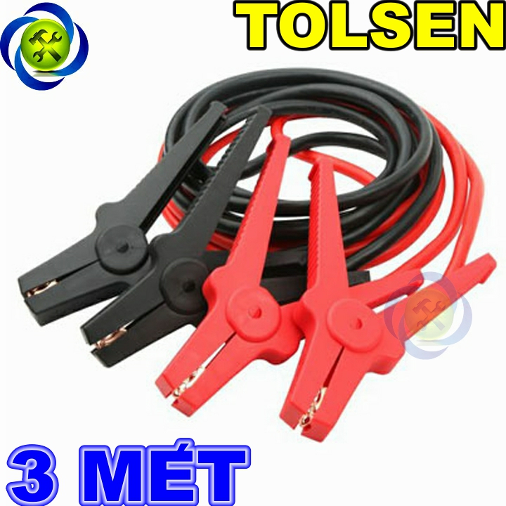 Dây nối điện bình acquy tolsen 65601 chiều dài 3 mét