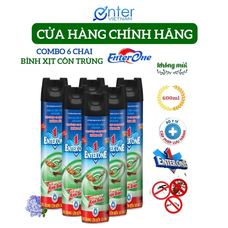 (Hàng Chính Hãng) Bình xịt côn trùng EnterOne siêu tiết kiệm diệt KIẾN, GIÁN hiệu quả an toàn
