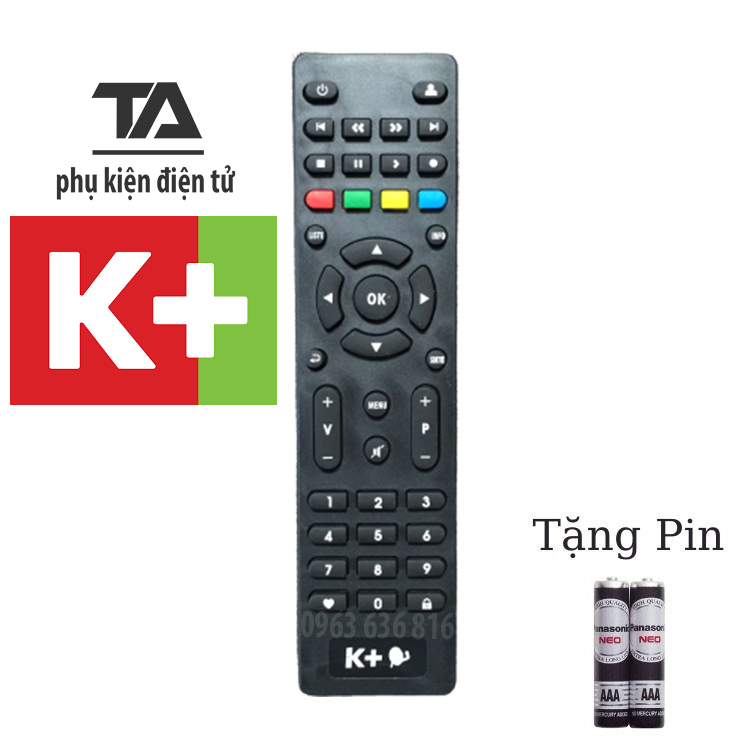 [ FREESHIP ] ✔ REMOTE ĐIỀU KHIỂN ĐẦU THU K+ HD - CHÍNH HÃNG