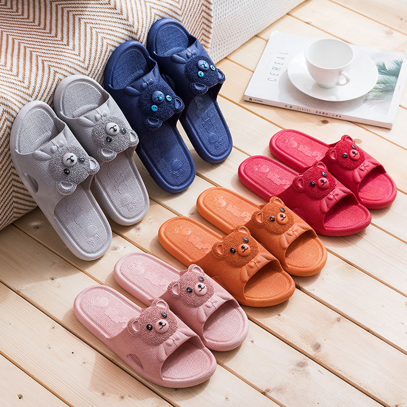 Dép đi trong nhà hình gấu HAPPY BEAR Hoàng Dương 01