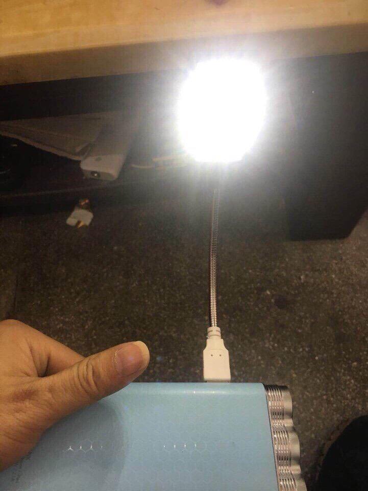 Đèn Led Cổng USB 8 Bóng Siêu Sáng - Màu Trắng