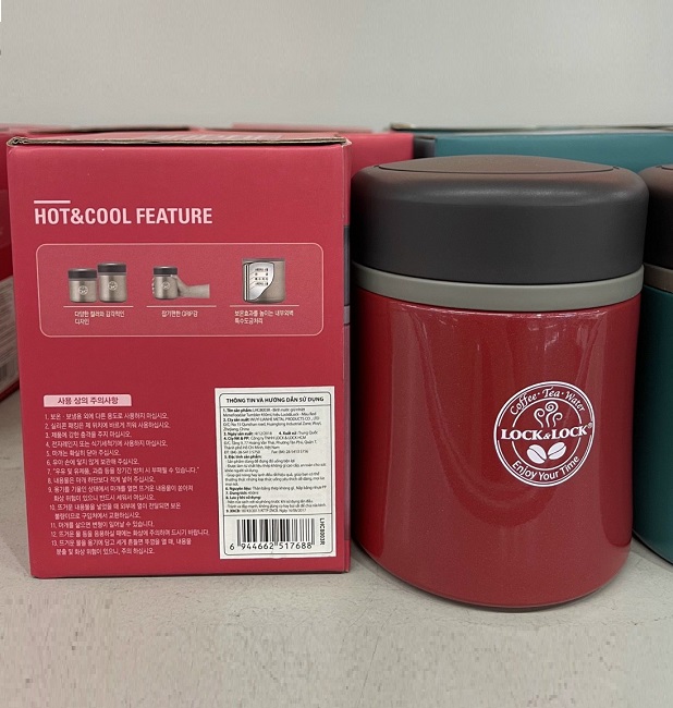 Bình ủ cháo lock&lock 450ml - bình ủ cháo lock&lock