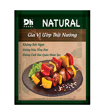 Natural Gia vị ướp thịt nướng 10g Dh foods