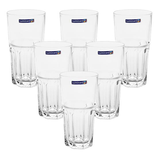 Bộ 6 ly thủy tinh cao luminarc granity g3654 310ml