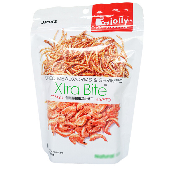 [HCM]thức ăn vặt cho hamster - Sâu Khô & Tôm Khô