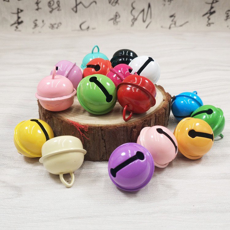 Chuông lục lạc đeo cổ chó mèo nhiều màu sắc size 22mm - Phụ kiện thú cưng