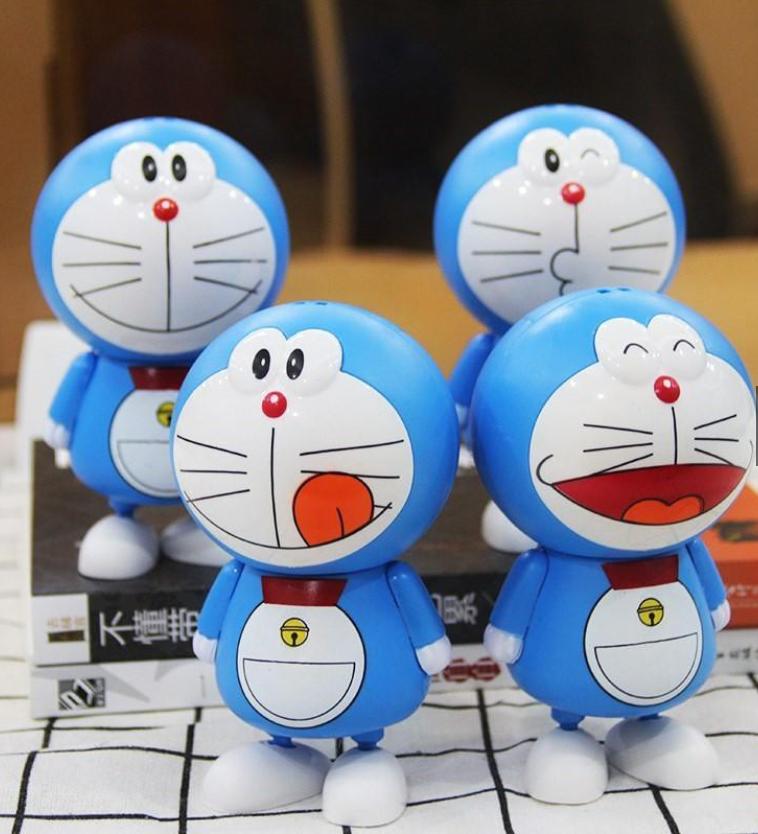 Quạt mini cầm tay sạc usb doremon