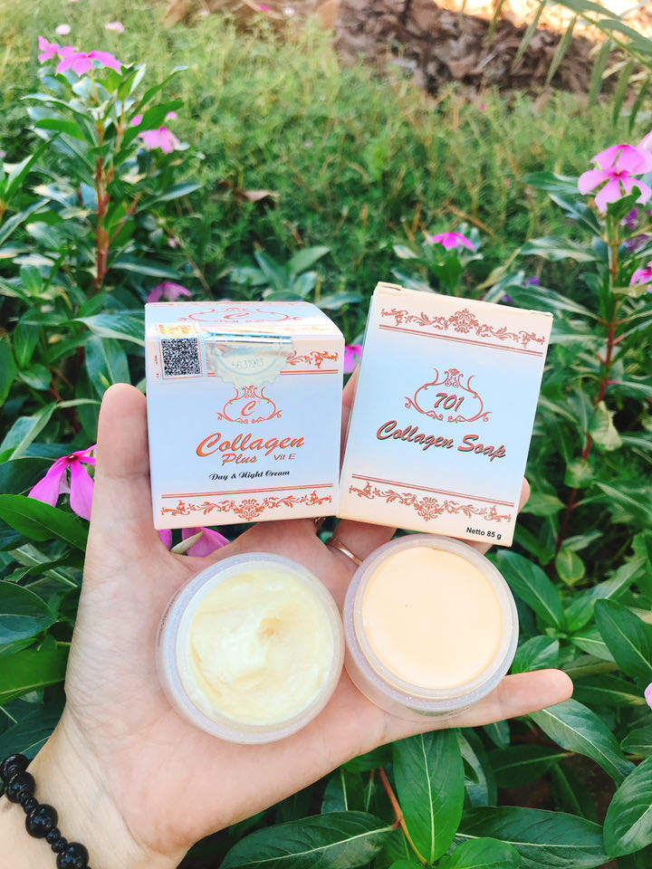 combo kem Collagen plus vit e (cao cấp)