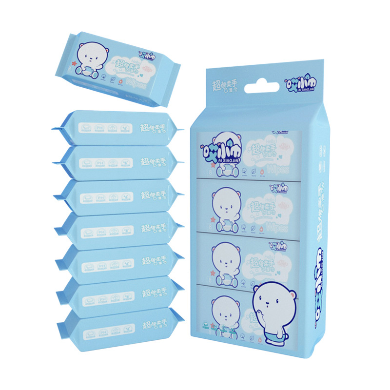 1 gói khăn giấy ướt mini bỏ túi tiện lợi