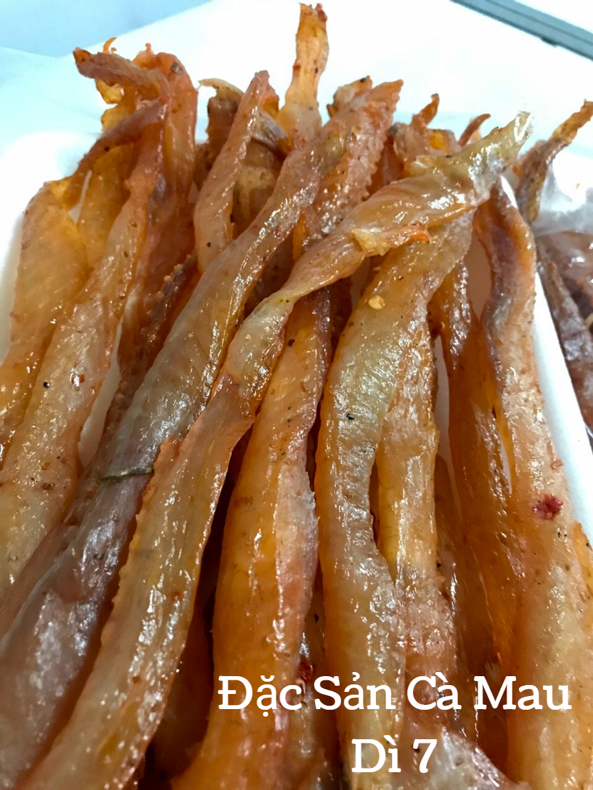 [500Gram] Khô cá lóc thái sợi vị ướp lạ ngon