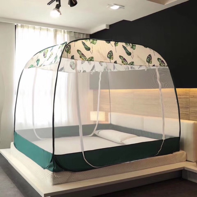 Mùng Khung Chụp Đỉnh Vuông 2 Cửa 2 Khoá (Bảo Hành 1 Năm)