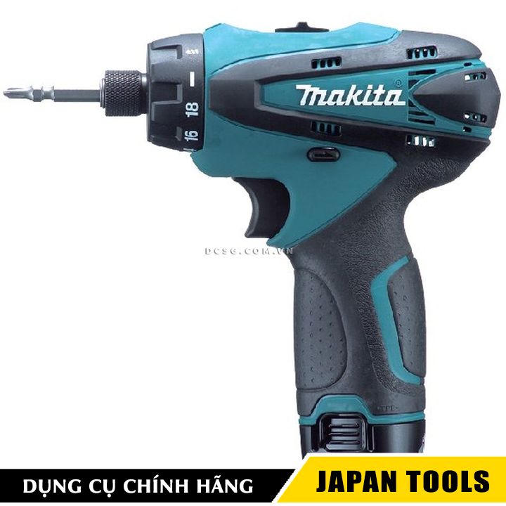Máy khoan vặn vít 10/21mm dùng pin 10.8v makita df030dz | japan tools