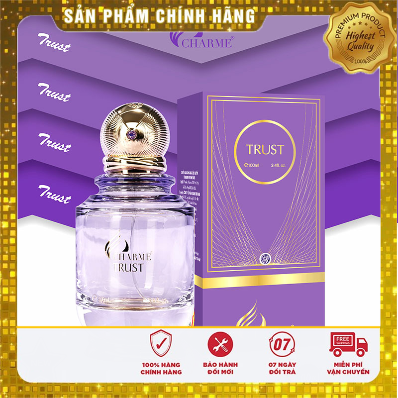 Nước hoa nữ char me trust 100ml hàng chính hãng