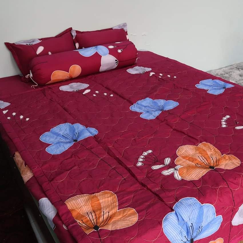 Trọn Bộ 5 món Chăn hè và ga gối, Mền hè và ga gối, Chăn Ga gối hè thu, mền ga gối hè thu, chăn ga gối đệm 5 món giá rẻ cute, Bộ drap kèm mền 4 mùa, Drap mền, Drap kèm mền