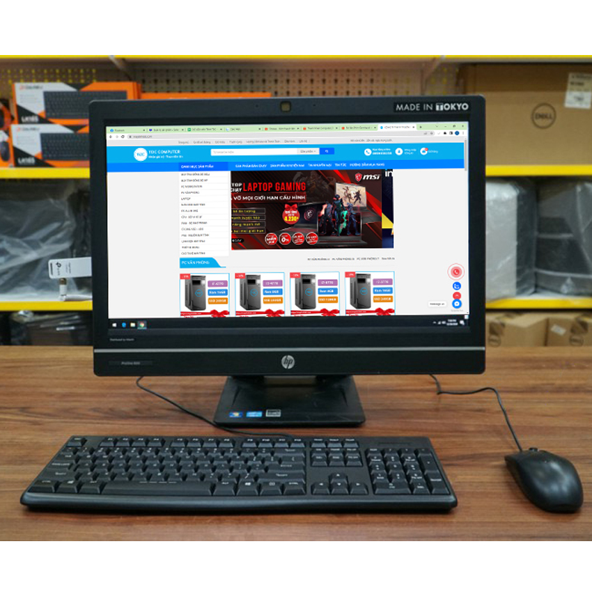Máy Tính All in one HP ProOne 600 G1 core i3 4130 | i5 4570 | i7 4770 Ram 8GB, Ổ Cứng SSD 240GB mà