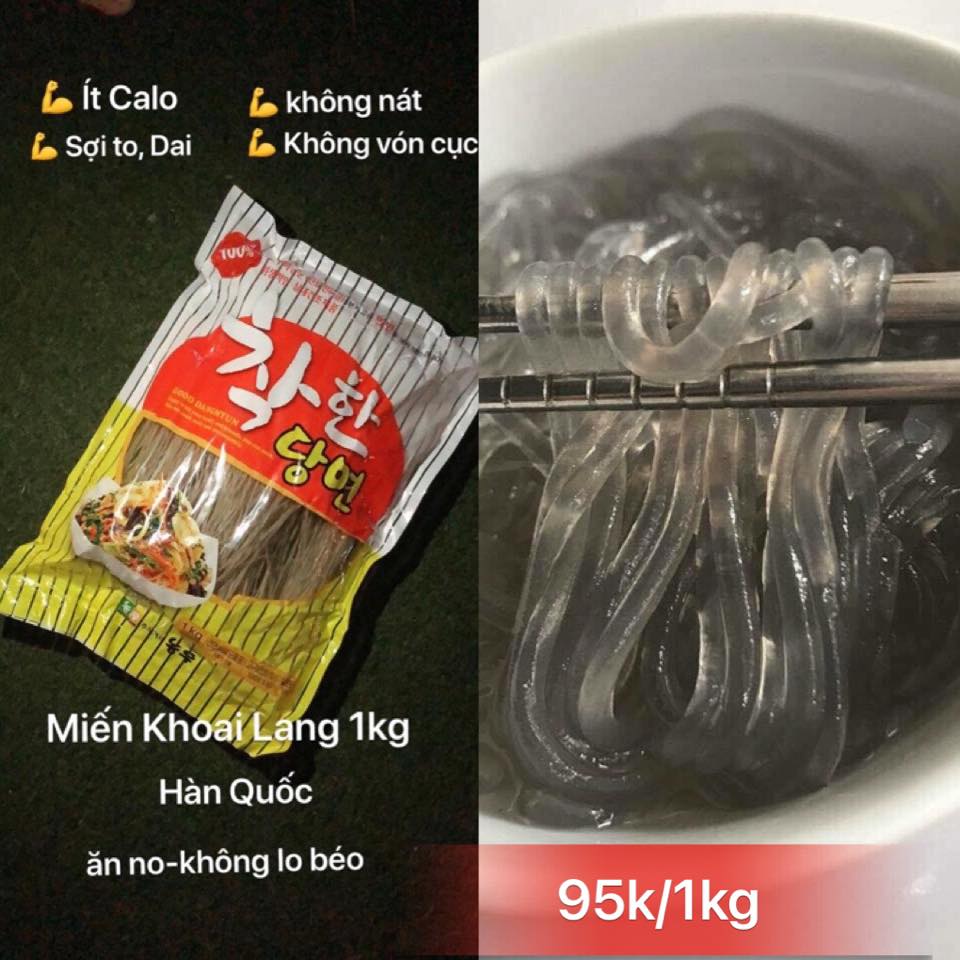 Miến Khoai lang hàn Quốc 1kg-- Giảm cân, Thực dưỡng, Eat clean