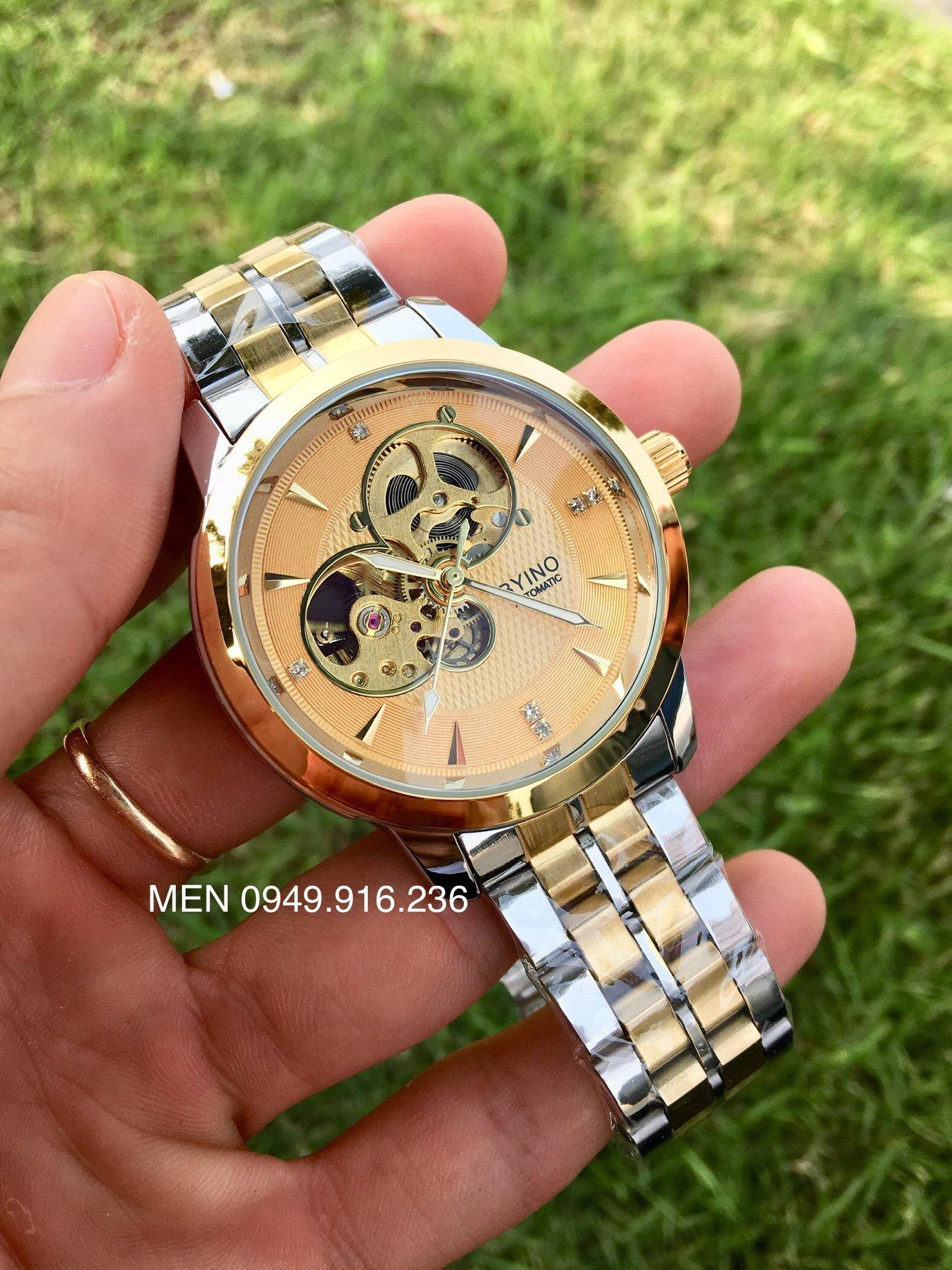 đồng hồ cơ nam automatic BYINO