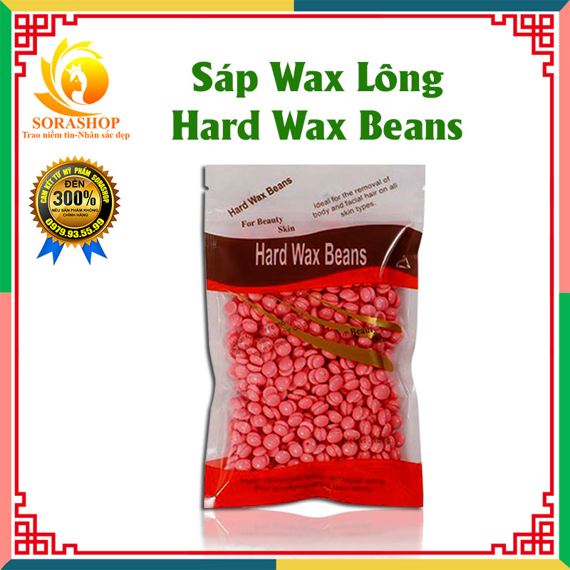 Sáp Wax Lông Hard Wax Beans, Sáp Tẩy Lông An Toàn, Nhanh Chóng, Tẩy Được Lông Ở Tất Cả Các Vùng Trên Cơ Thể. Túi 100gr