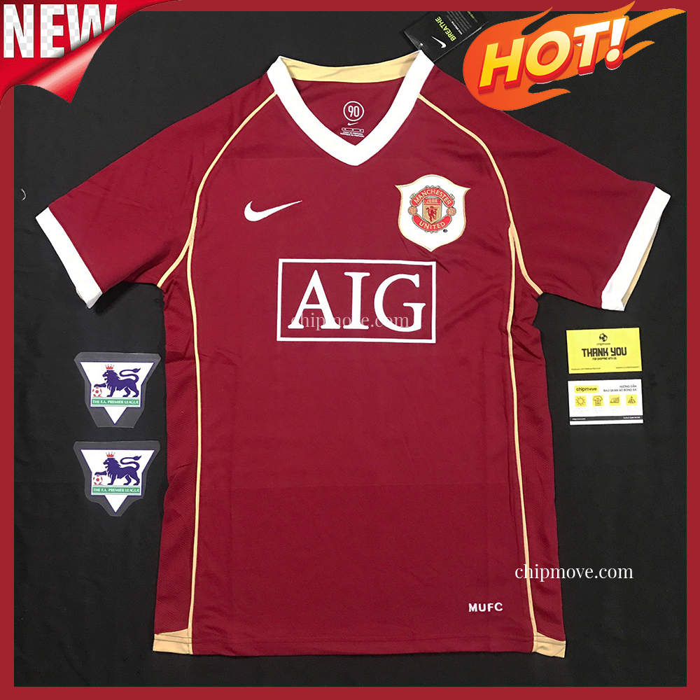 [BẢN PLAYER] Áo bóng đá MU sân nhà mùa giải 2006 Thái cao cấp