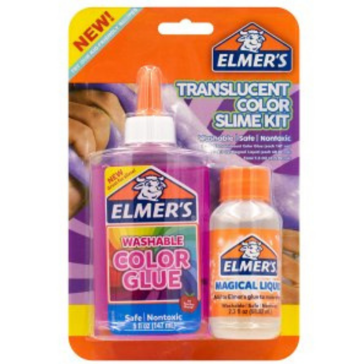 Bộ kit làm slime Elmer’s Washable Color Glue Slime Kit – Pink