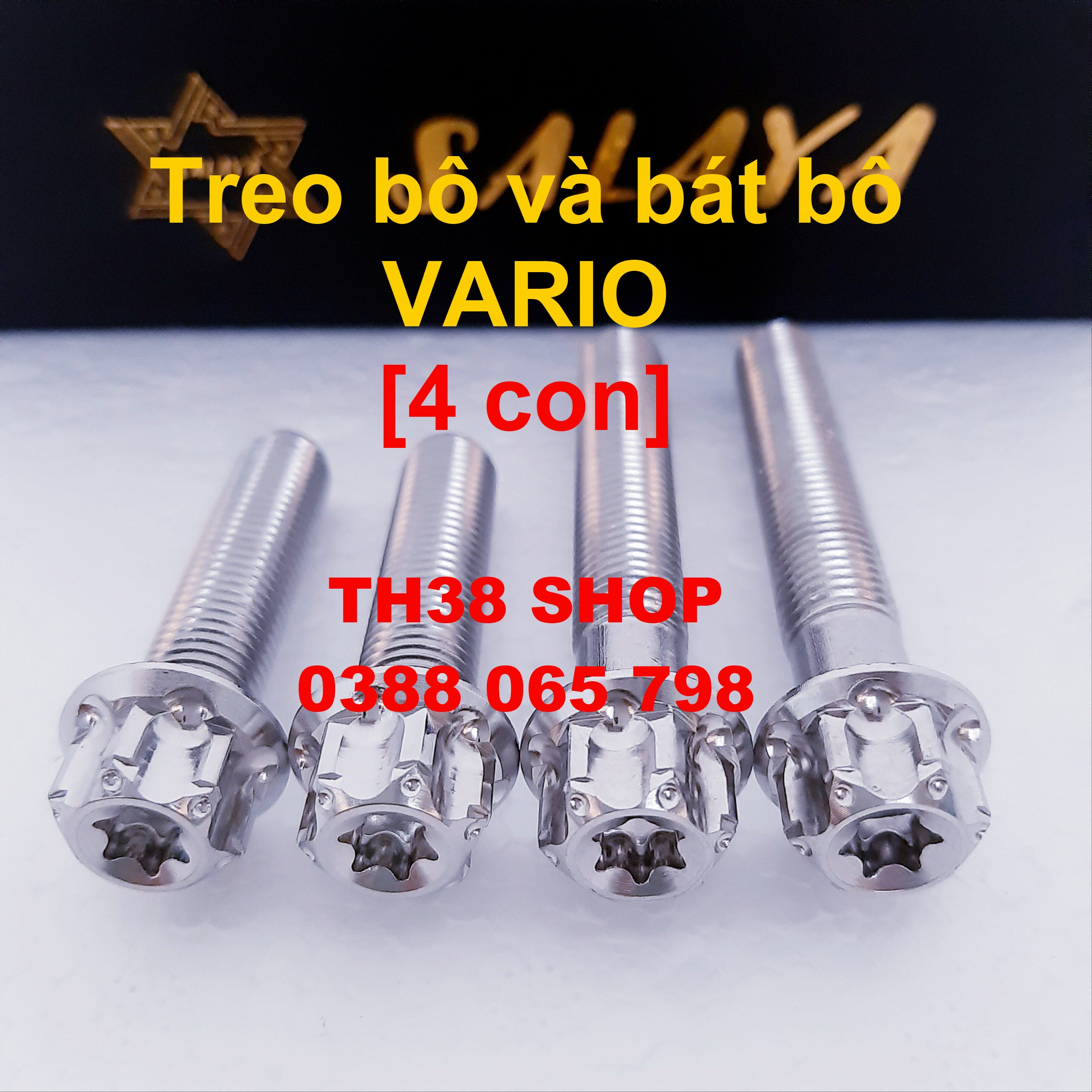 [HCM]ốc treo bô và bát bô vario salaya [bộ 4 con]