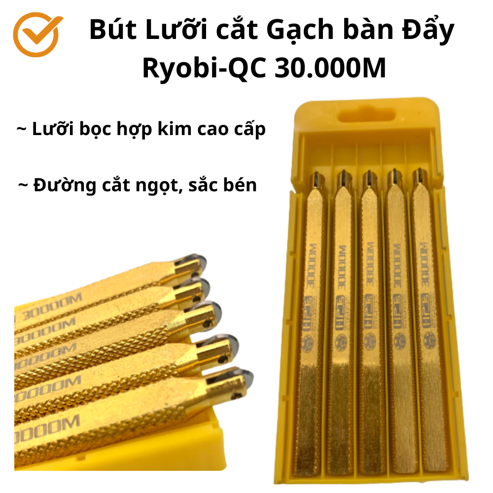Lưỡi cắt gạch bàn đẩy dạng bút 30.000M