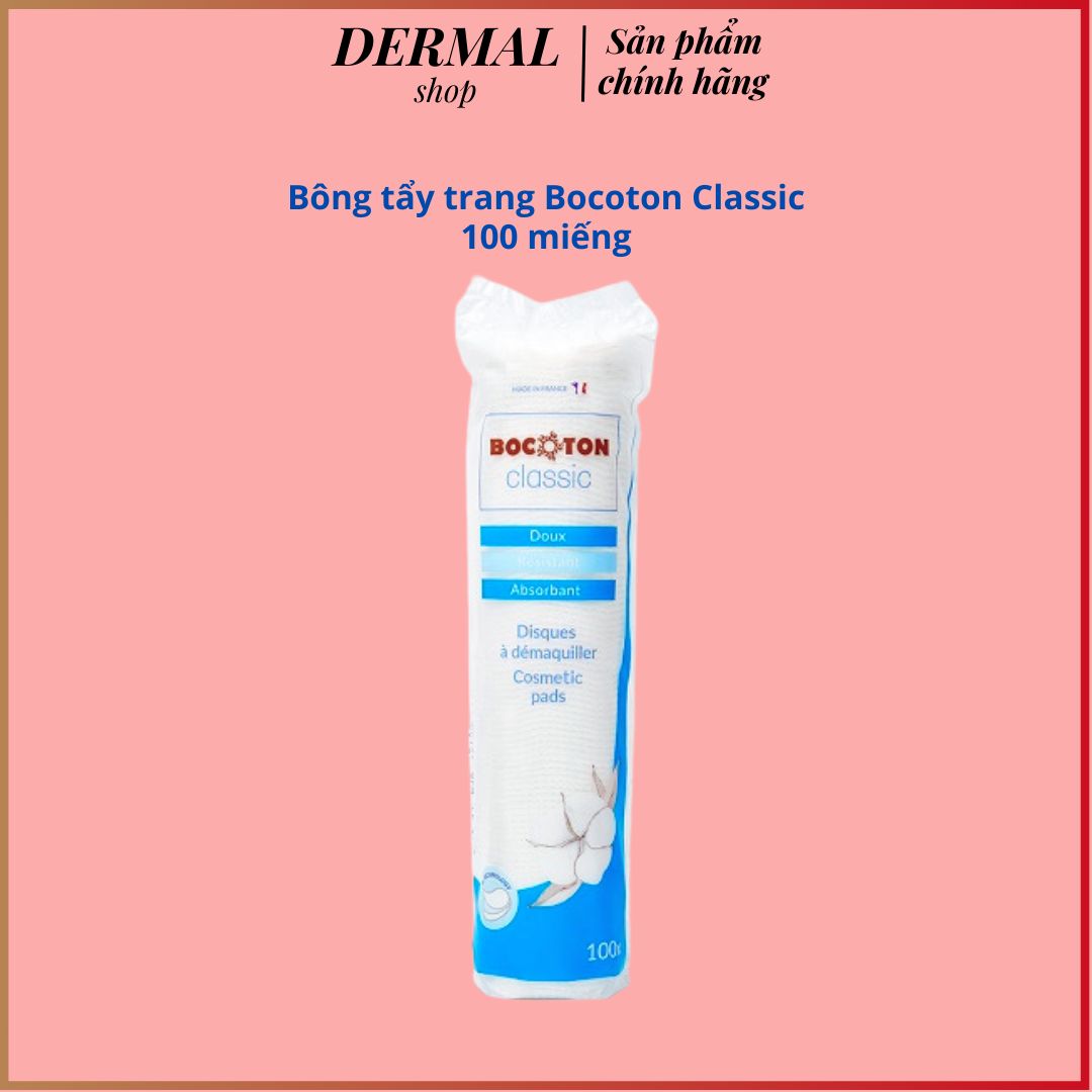 Bông tẩy trang Bocoton Pháp 100 miếng