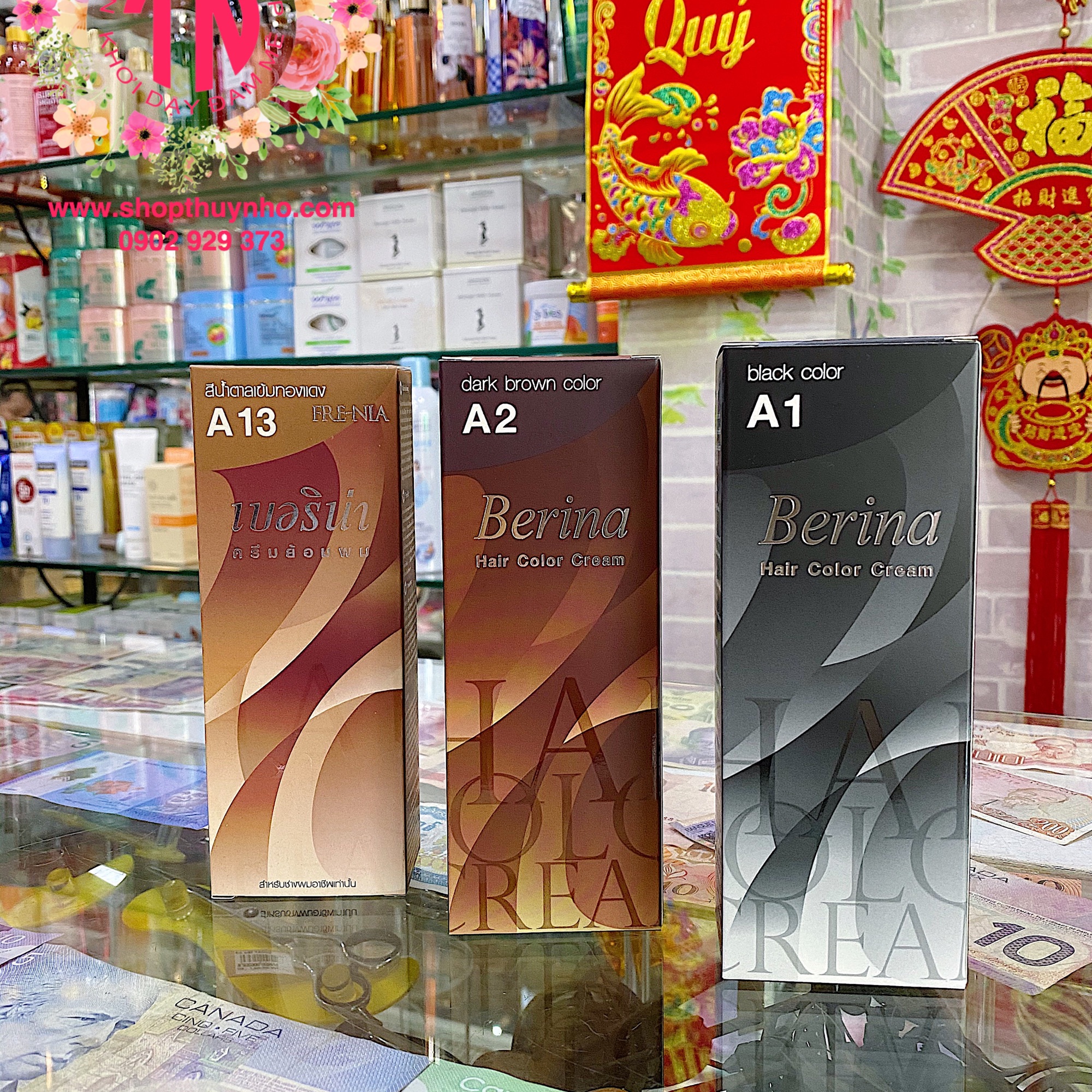 Thuốc nhuộm tóc Berina Thái Lan