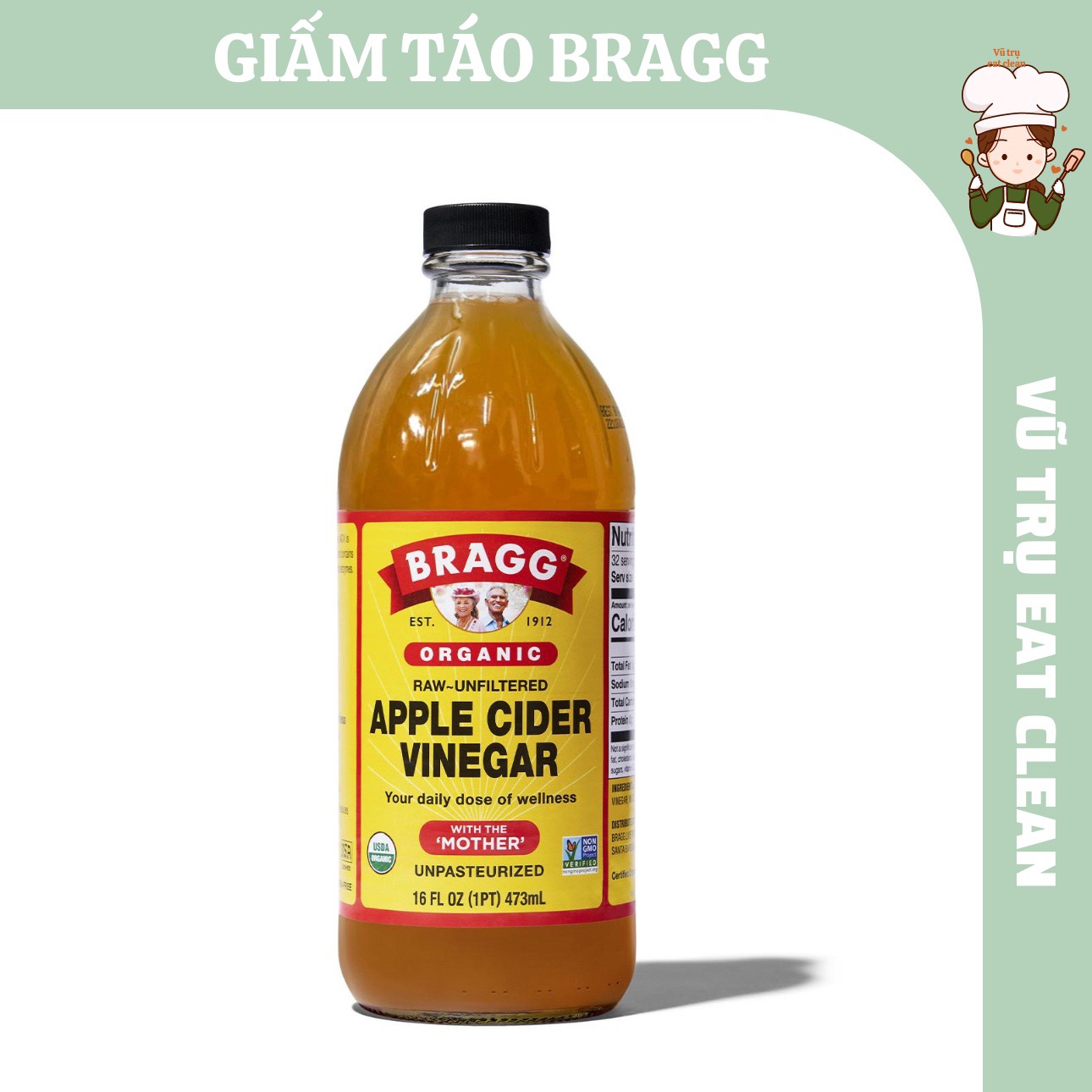 Giấm táo hữu cơ Bragg