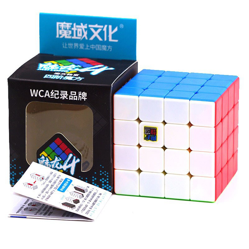 Rubik 4x4 MoYu Stickerless Rubic 4 tầng không viền Xoay Mượt , Lõi Cứng Cáp, Bền