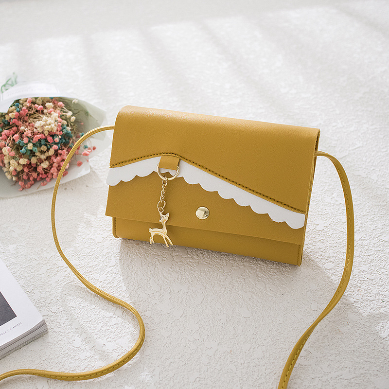 [HB004] ❤Freeship❤ Túi đeo chéo phong cách Hàn Quốc,kèm móc hình hươu sang trọng tinh tế,túi xách nữ mẫu hot 2020