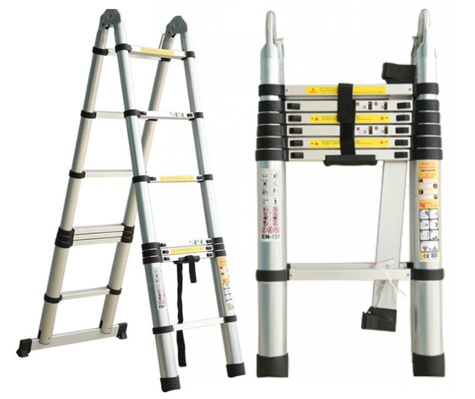 [HCM]Thang Nhôm Rút Gọn Chữ A Cao Cấp 38m - Chính Hãng Giá Rẻ Nhất - Bảo Hành 2 NĂM