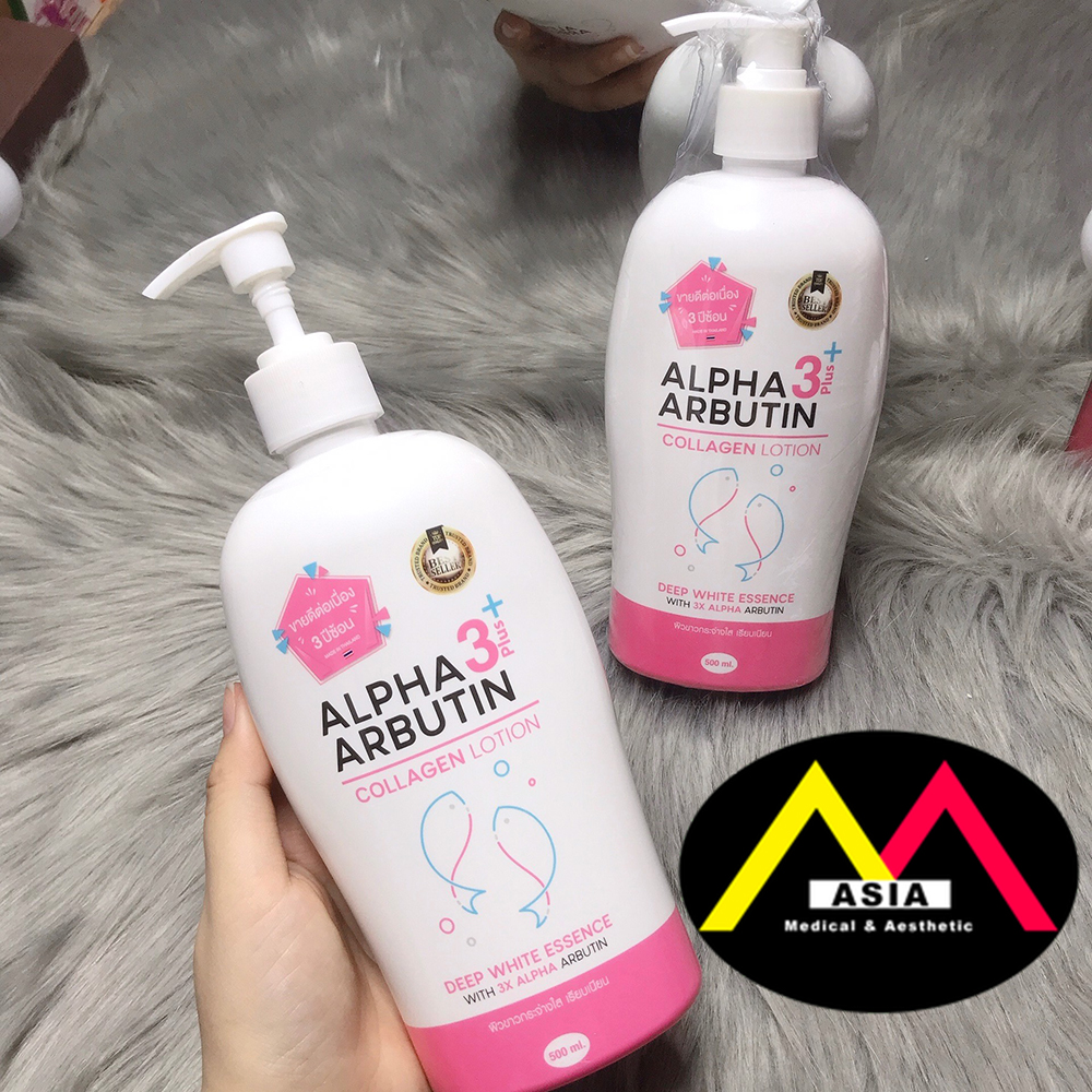 Sữa Dưỡng Thể Trắng Da Alpha Arbutin Collagen Lotion Thái Lan 500Ml
