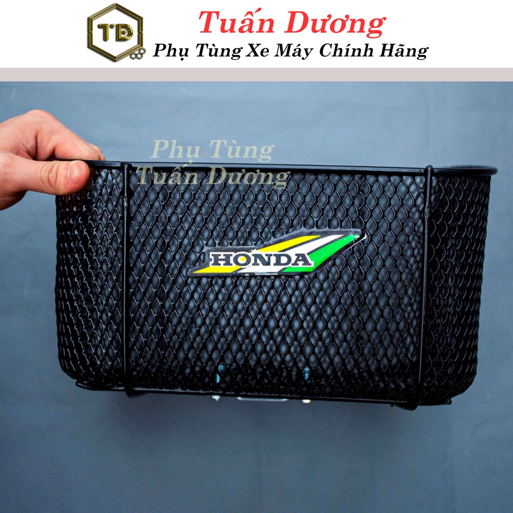 Giỏ Xe Dream Hàng Đẹp Dày Dặn Tem Chữ Honda [ Cao Cấp ] - Rổ Xe, Giỏ Xe Dream Lắp Dream Việt, Dream Thái, Super Dream