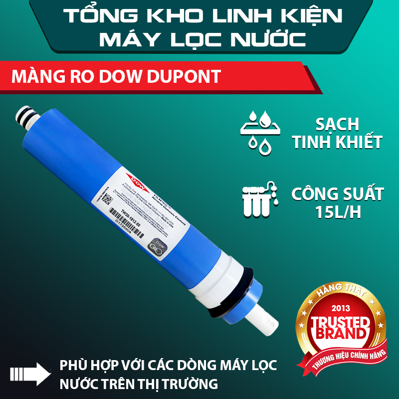 Lõi lọc nước ro dow filmtec , lõi lọc ro dupont , lõi lọc nước số 4 hàng chính hãng , lõi lọc ro