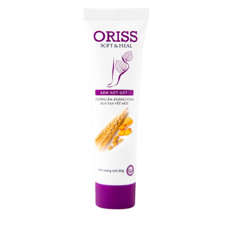 Kem nứt gót oriss dưỡng ẩm làm mềm gót chân giảm đau lành nhanh vết nứt - 30g