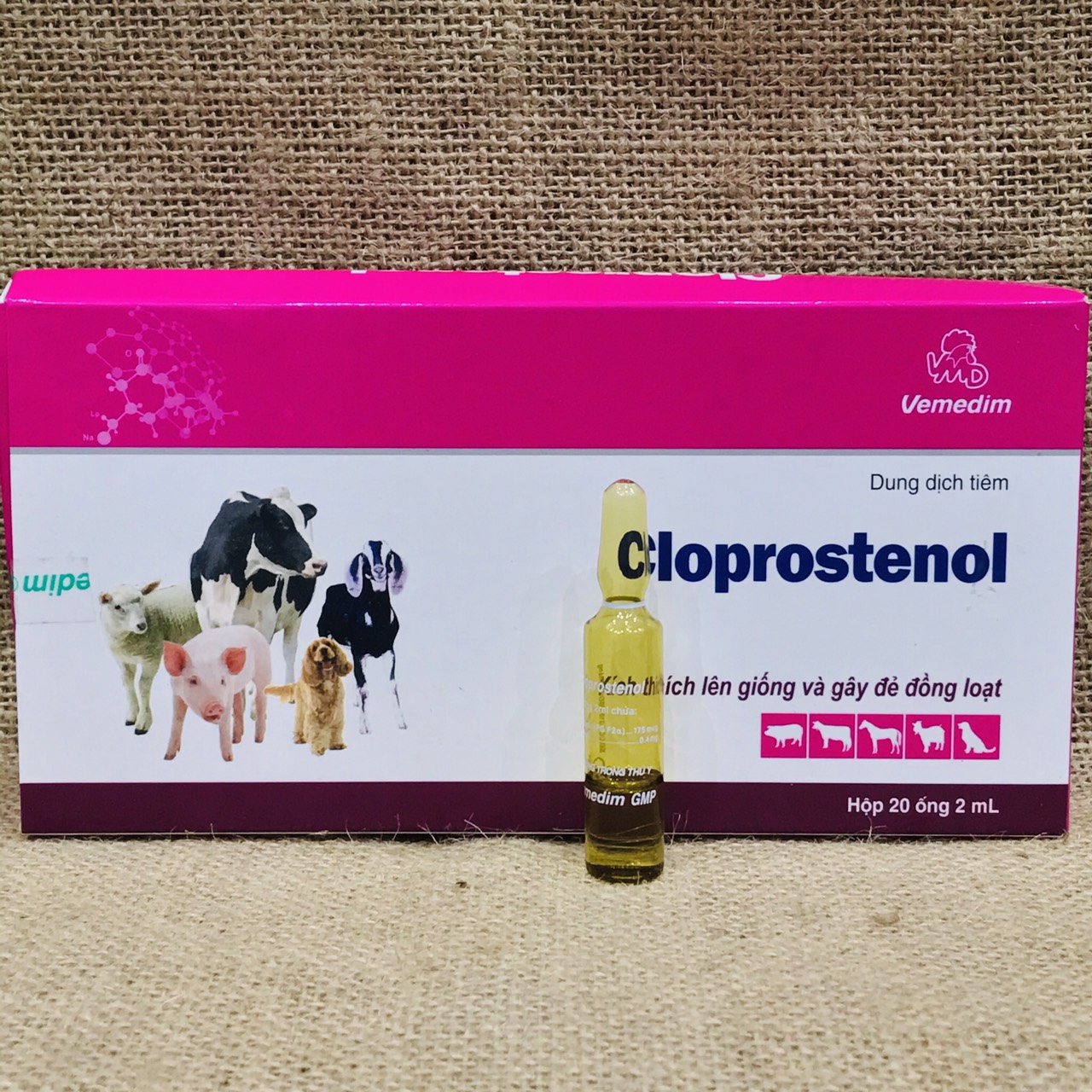 [Hoàn tiền 10%]1 Ống CLOPROSTENOL - Kích Thích Rụng Trứng Động Duc Ở Vật Nuôi