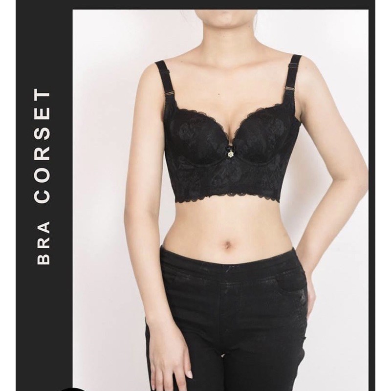 Bra corset cao cấp- áo lót bản to che mỡ lưng mỡ nách
