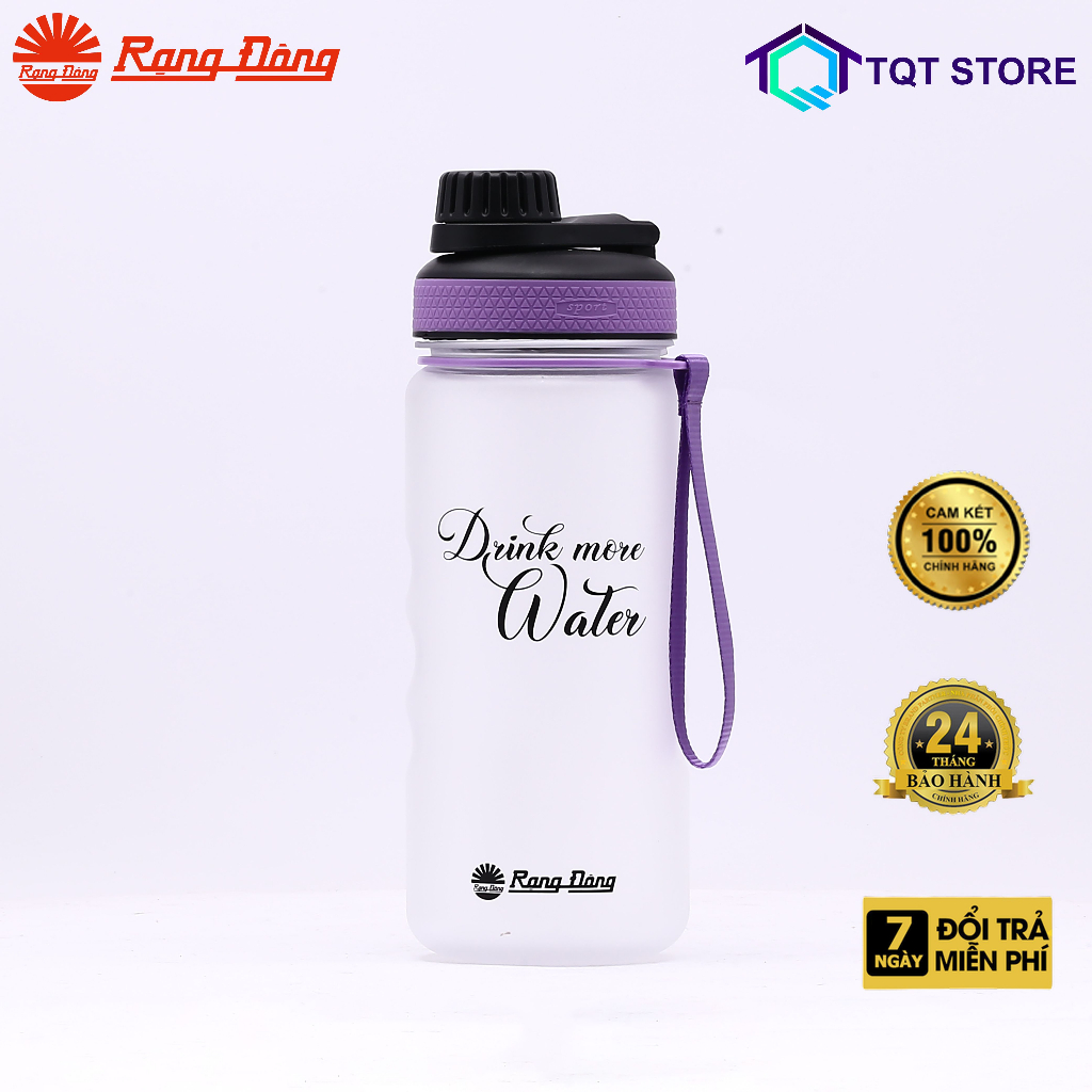 Bình đựng nước rạng đông 1 lít vỏ nhựa pc cao cấp nhỏ gọn và tiện lợi model: rd-10p1