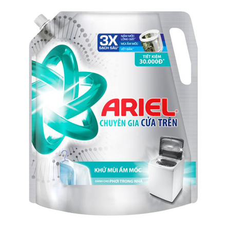 [Siêu thị WinMart] - Nước giặt Ariel khủ mùi ẩm mốc gói 1.8kg