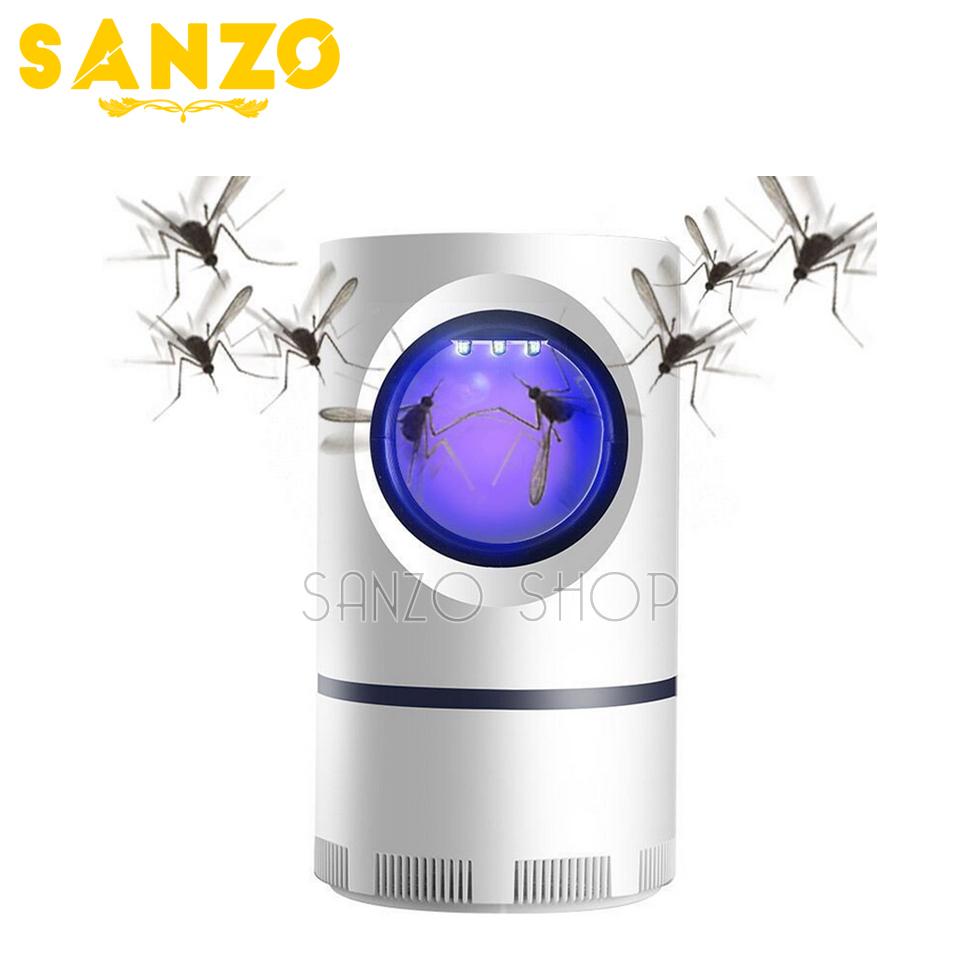 Đèn bắt muỗi điện quang, đèn bẫy muỗi phát sáng, đèn bắt muỗi cảm ứng ánh sáng Hình Trụ- Mẫu Mới 2021, không gây ồn an toàn sức khỏe