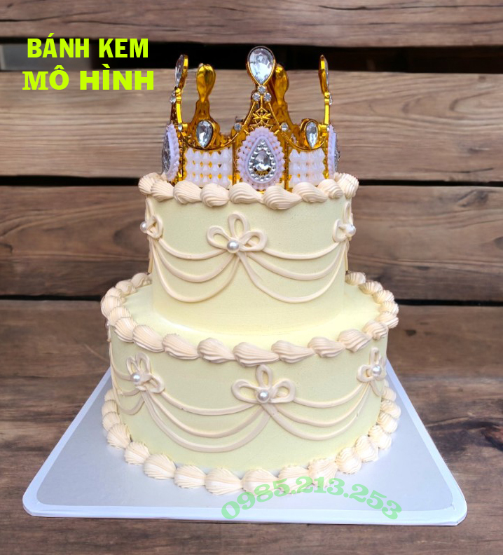 Bánh kem sinh nhật vương miện - Bánh kem Tony