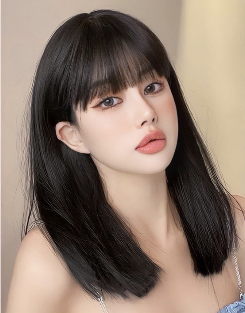 [TẶNG LƯỚI + LƯỢC + DƯỠNG] Tóc giả nữ nguyên đầu cúp lửng 40cm - TG34