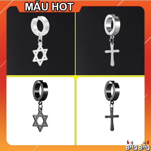 [HCM][HOT] Bông Tai Nam Nữ Titan Cá Tính Siêu Ngầu - Album 7