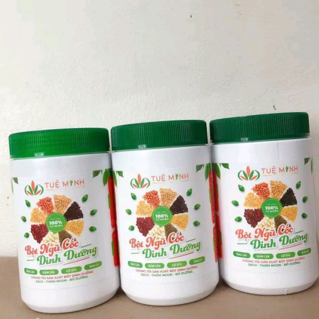 1 Hộp 500g Bột Ngũ Cốc Dinh Dưỡng Tuệ Minh 12 Loại Hạt, Lợi Sữa-Tăng-Giảm Cân hàng mới 2020.